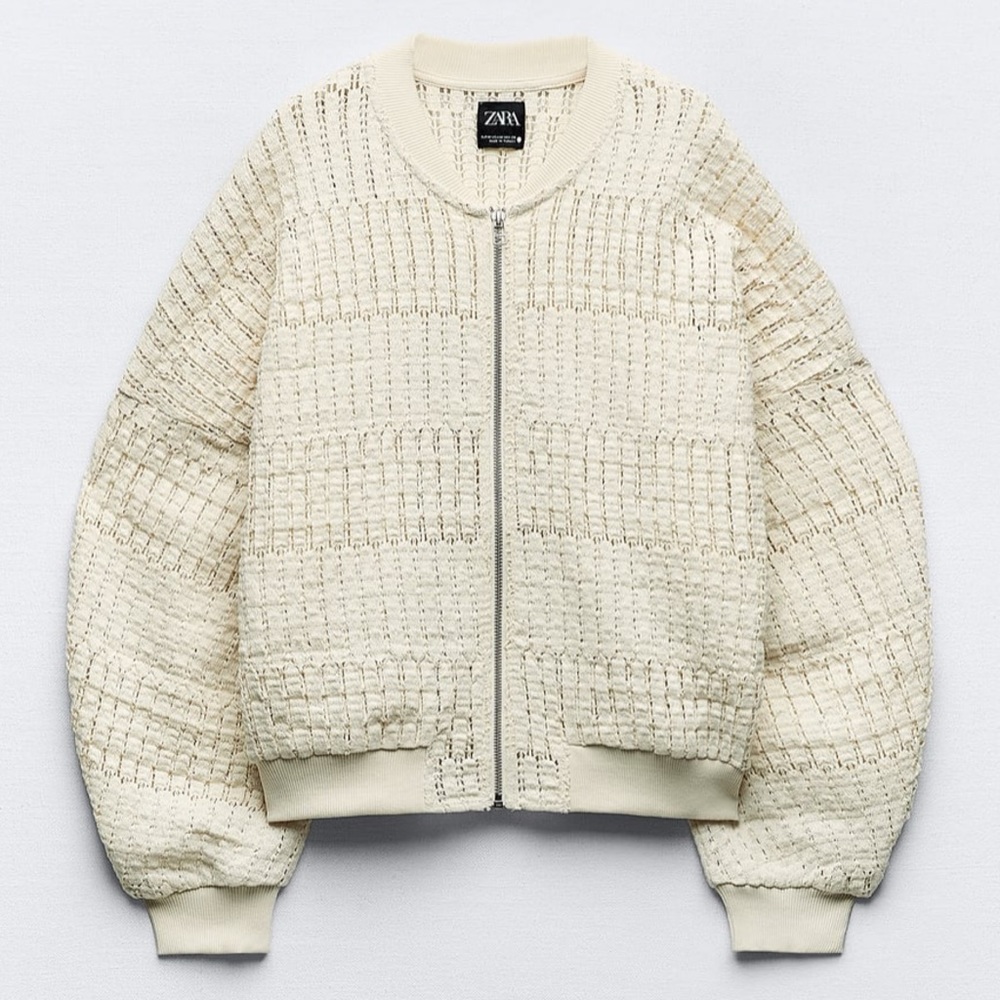 Zara Rustic Bomber Size Medium